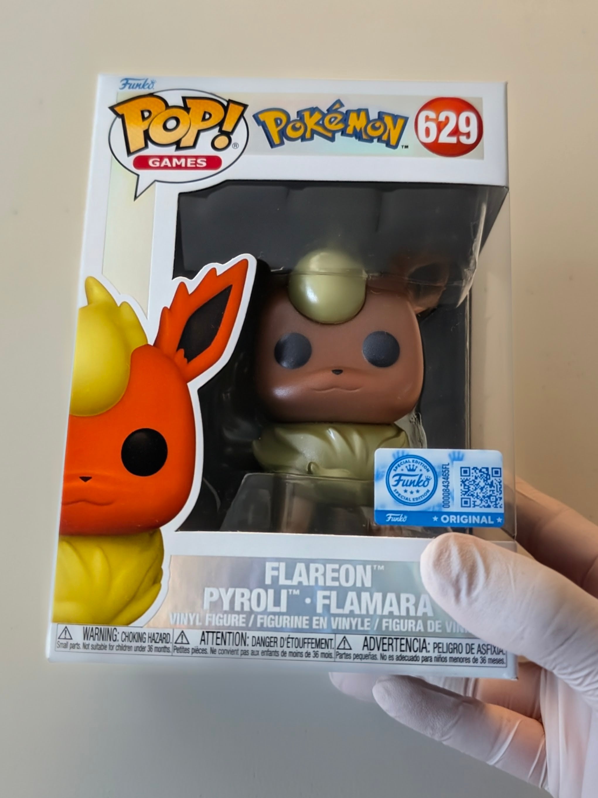 Flareon Pearlescent Pop! Vinyl Figure by Funko