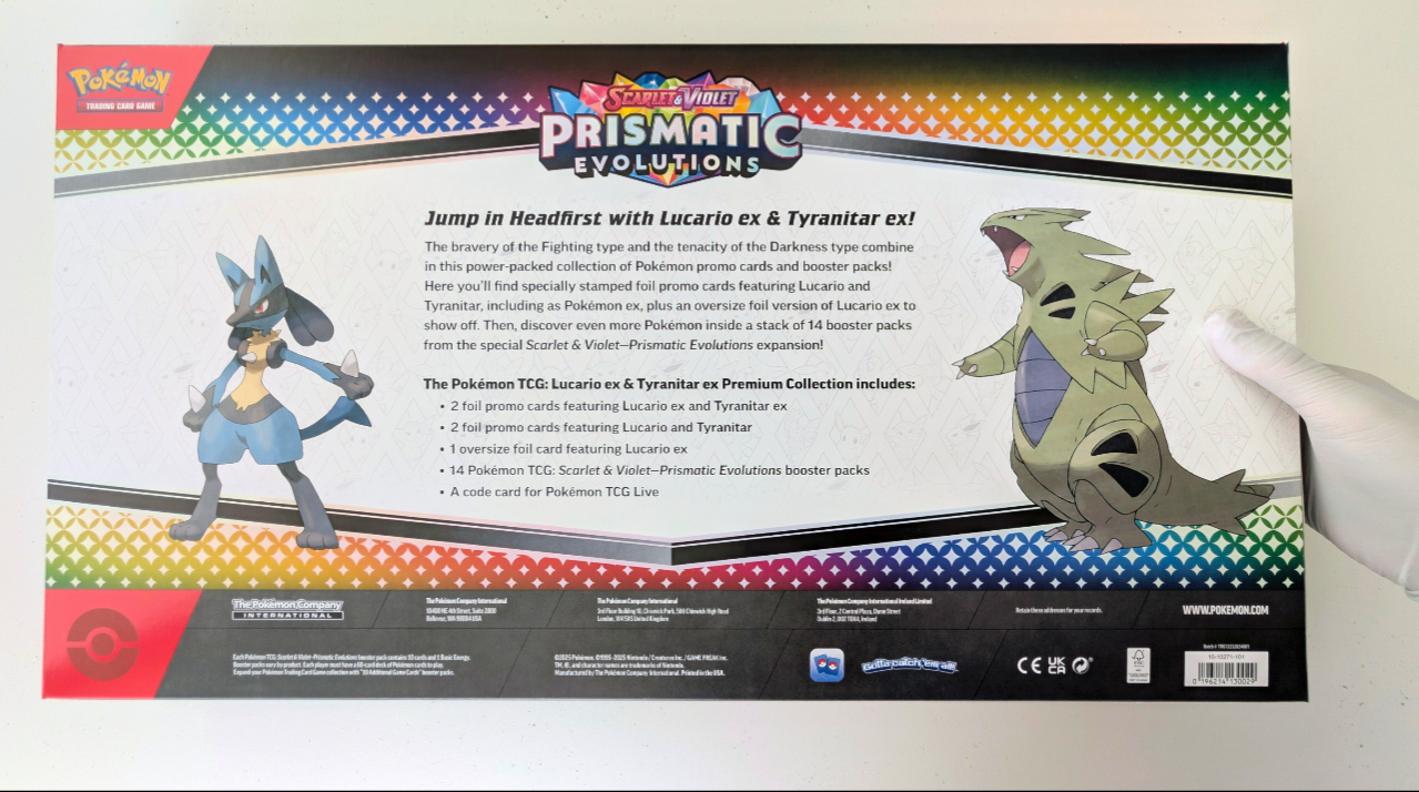 Pokemon Lucario Ex & Tyranitar Ex Premium Collection - Miscellaneous Cards & Products (MCAP)