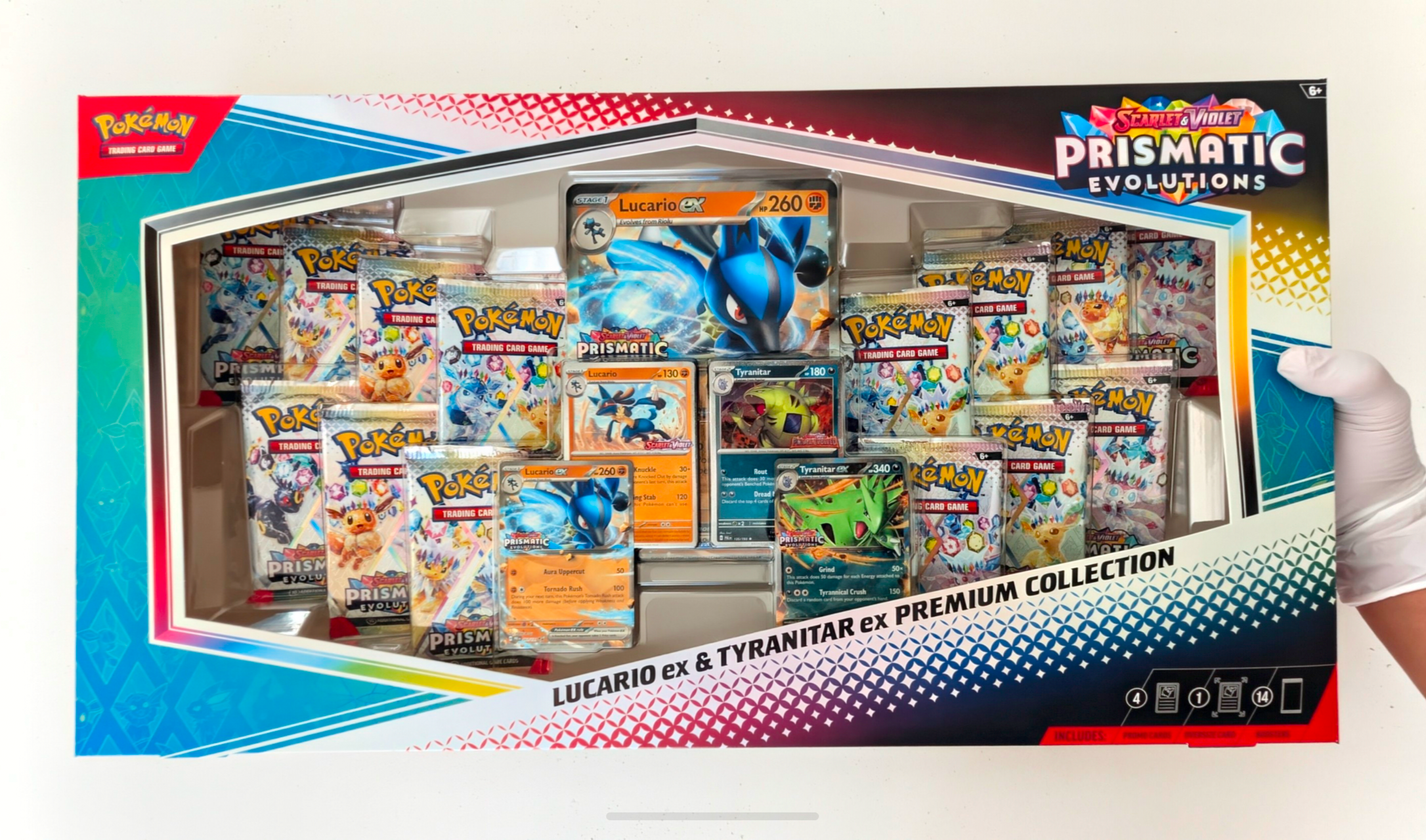 Pokemon Lucario Ex & Tyranitar Ex Premium Collection - Miscellaneous Cards & Products (MCAP)