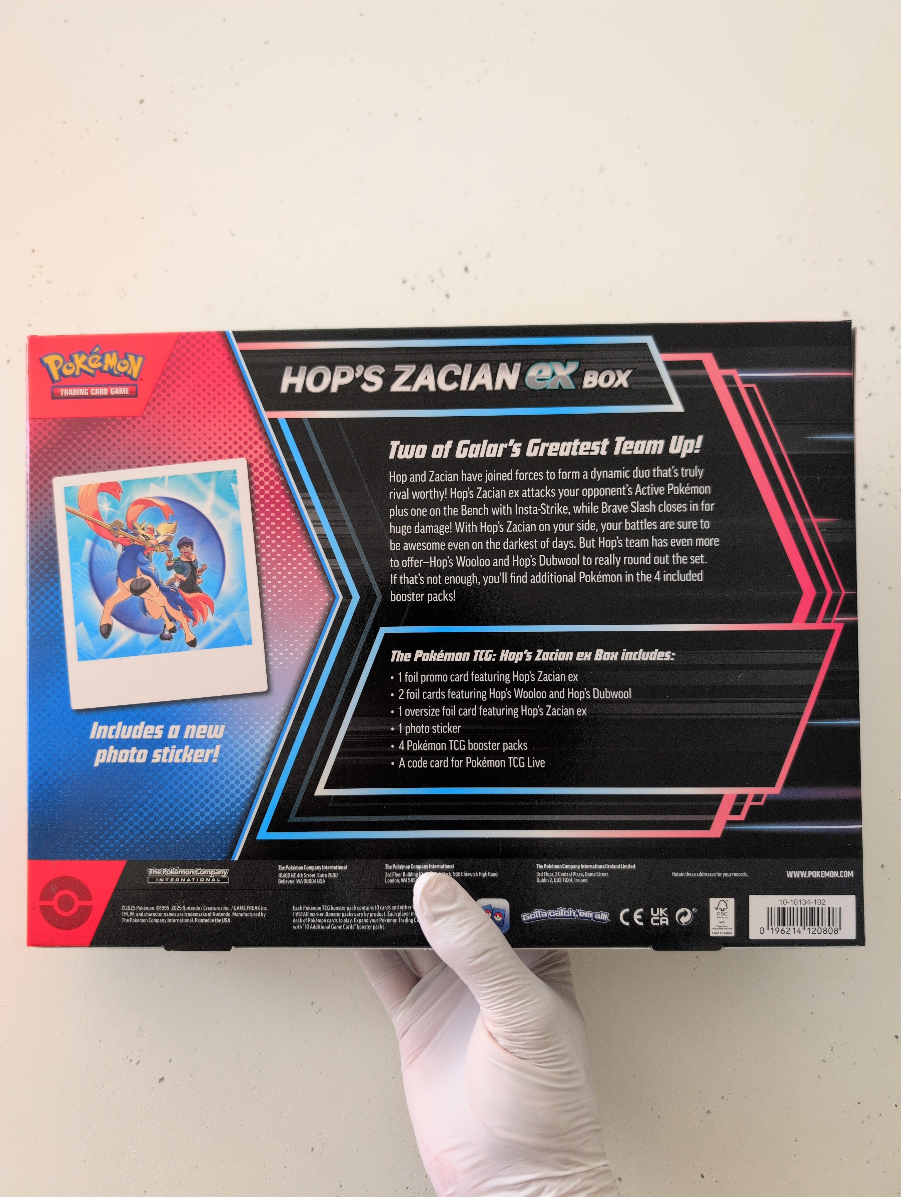 Hop's Zacian ex Box - Miscellaneous Cards & Products (MCAP)